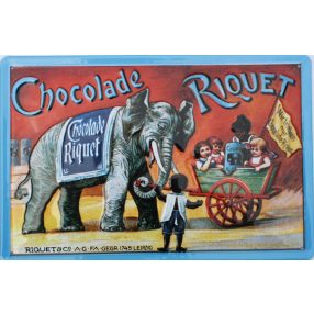 Chocolade Riquet - Fémtábla 