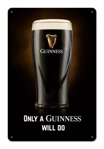 RETRO Guinness – Only Guinness will do – Fémtábla