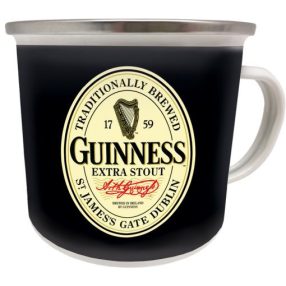 Guinness Label – Fém bögre