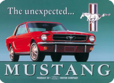 RETRO Mustang - The Unexpected Fémtábla