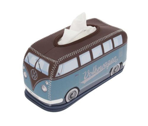 VW T1 Bulli Bus kék - Zsebkendőtartó