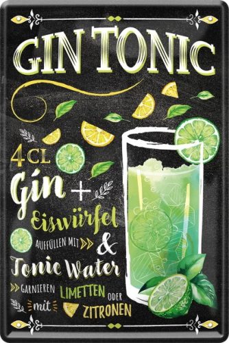 RETRO GIN TONIC - COCKTAILS - RETRO FÉMTÁBLA