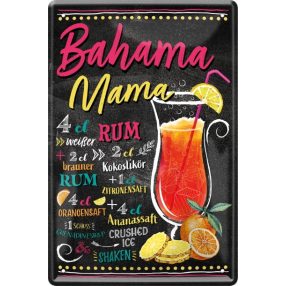 RETRO Bahama Mama – Cocktail – RETRO Fémtábla