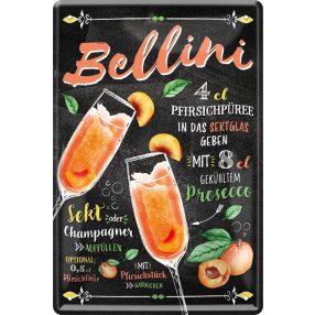 RETRO Bellini –Cocktails_RETRO_Fémtábla