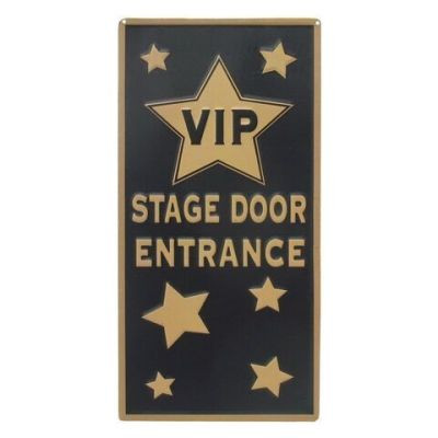 VIP Stage Door Entrance – Fémtábla