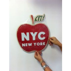 New York City – Big Apple - Fémtábla