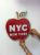 New York City – Big Apple - Fémtábla