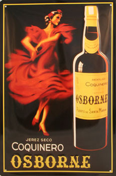 Osborne Coquinero - Fémtábla