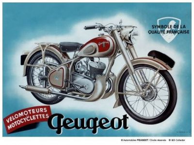 Peugeot Motorrad - Fémtábla