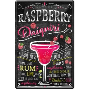 Plechová ceduľka RETRO Rasberry