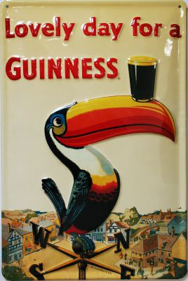 Guinness Tucan - Fémtábla