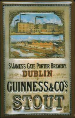 Guinness - St. James Gate Porter Brewery - Fémtábla