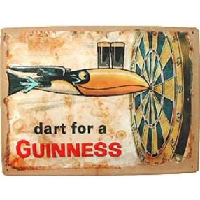 Guinness Dart - Fémtábla