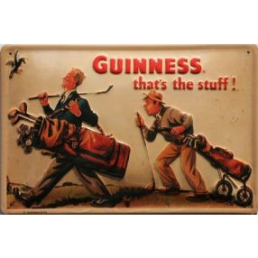 Guinness Golf - Fémtábla