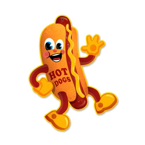Hot Dog Man - Fémtábla 
