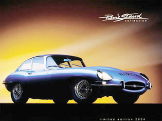 Jaguar E-type - Fémtábla