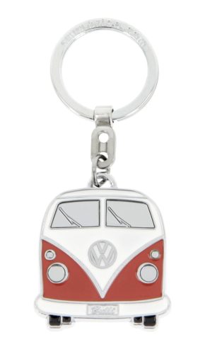 VW Bulli T1 Narancssárga Fémkulcstartó